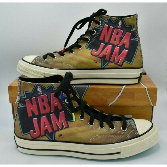 Converse Other - NWB Converse Mens Size 9 NBA JAM Chuck Taylor 70 High Top Casual Shoes 171692C